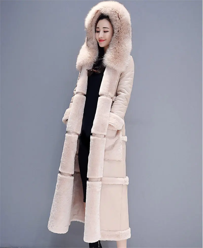 Хлопковая одежда Женская мода 2019 Зимняя парка Корейская двухсторонняя пальто из