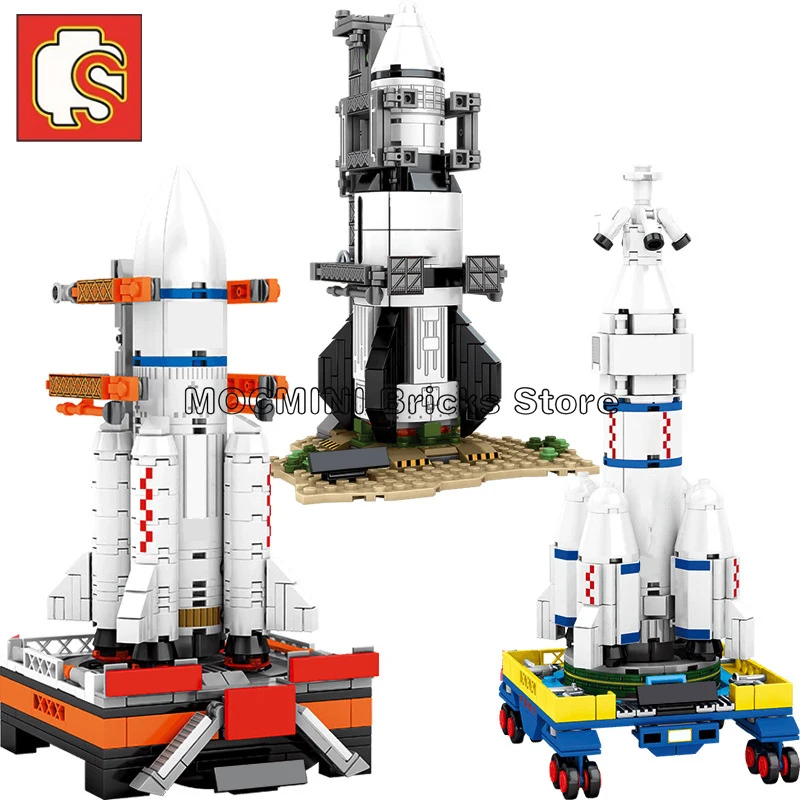 Конструктор Sembo модель городского космического авиатора 5 марта перевозчик