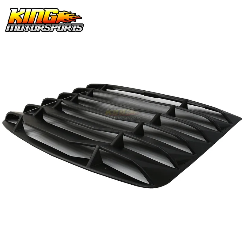 

Подходит для 03-08 Nissan 350Z матовая черная задняя обмотанная жалюзи крышка ABS