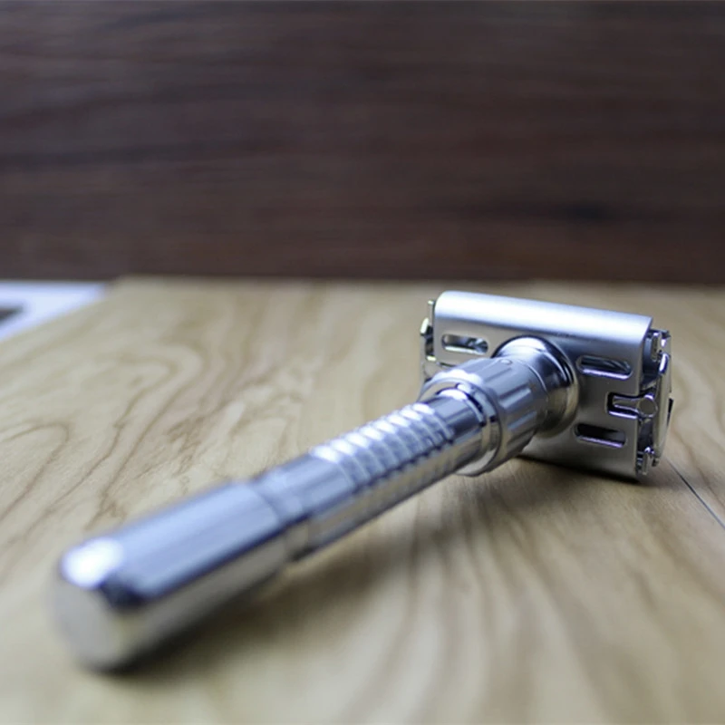 New Adjustable Double Edge Razor Classic Men Shaving Safety Razors Zinc Alloy Manual Shaver with Travel Box | Красота и здоровье