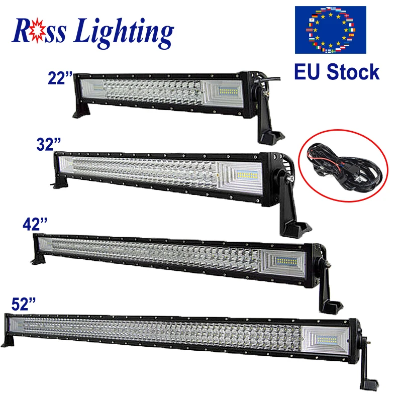 Unionlux 22 &quot32&quot 42 &quot52&quot дюймовый светодиодный светильник бар рабочий 7D 3 ряда 4x4