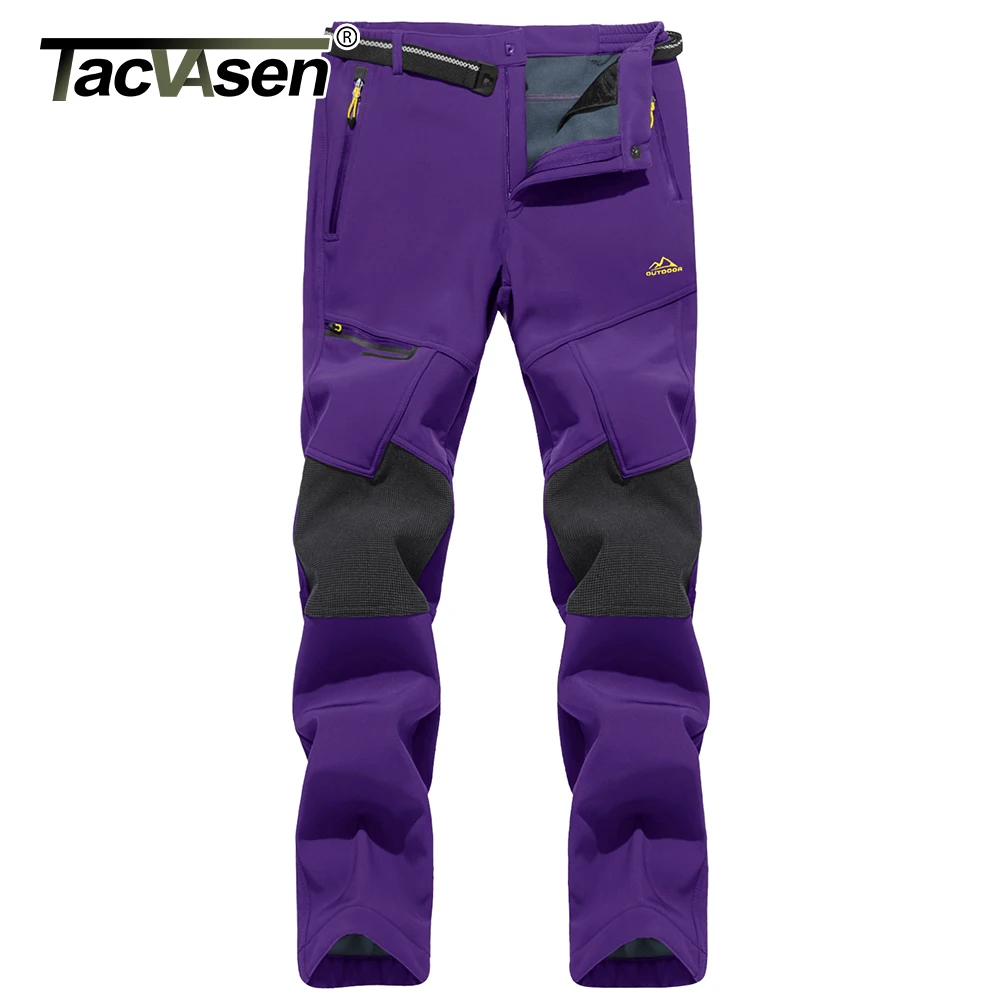 

Зимние водонепроницаемые флисовые брюки TACVASEN, женские теплые брюки для катания на лыжах, сноуборде, альпинизма, походов, рыбалки
