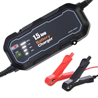 1 5a car and motorcycle battery charger three stage maintenance trickle quick smart lead acid batteries charging maintainer 12v