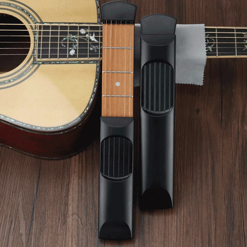 4/6 Лады портативный карманный гитарный фингерин практичный деревянный модель 6