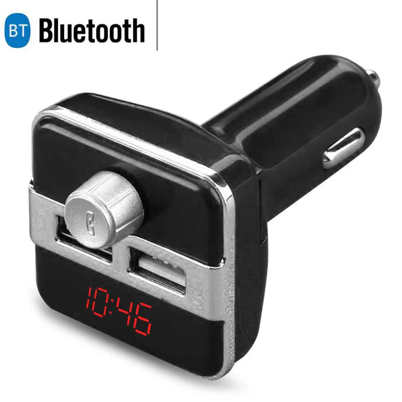 Bluetooth беспроводной радио автомобильный комплект MP3 музыка USB зарядное устройство адаптер fm-передатчик