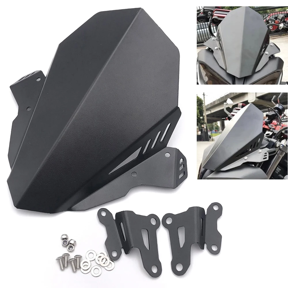 Мотоциклетное ветровое стекло Дефлектор комплект для YAMAHA MT-09 MT09 FZ09 FZ-09 2017-2020 2019 2018