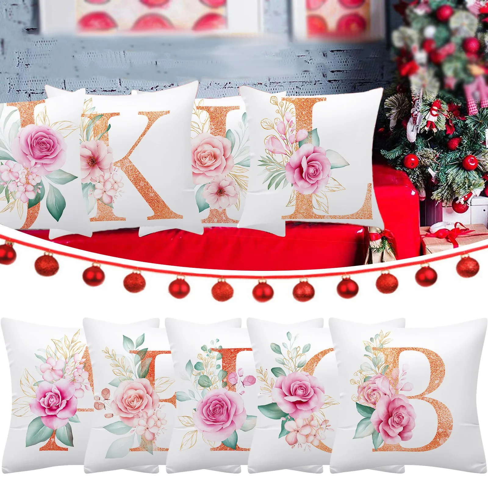 45x45 см наволочки для подушек хлопок детские украшения детей с буквенным принтом