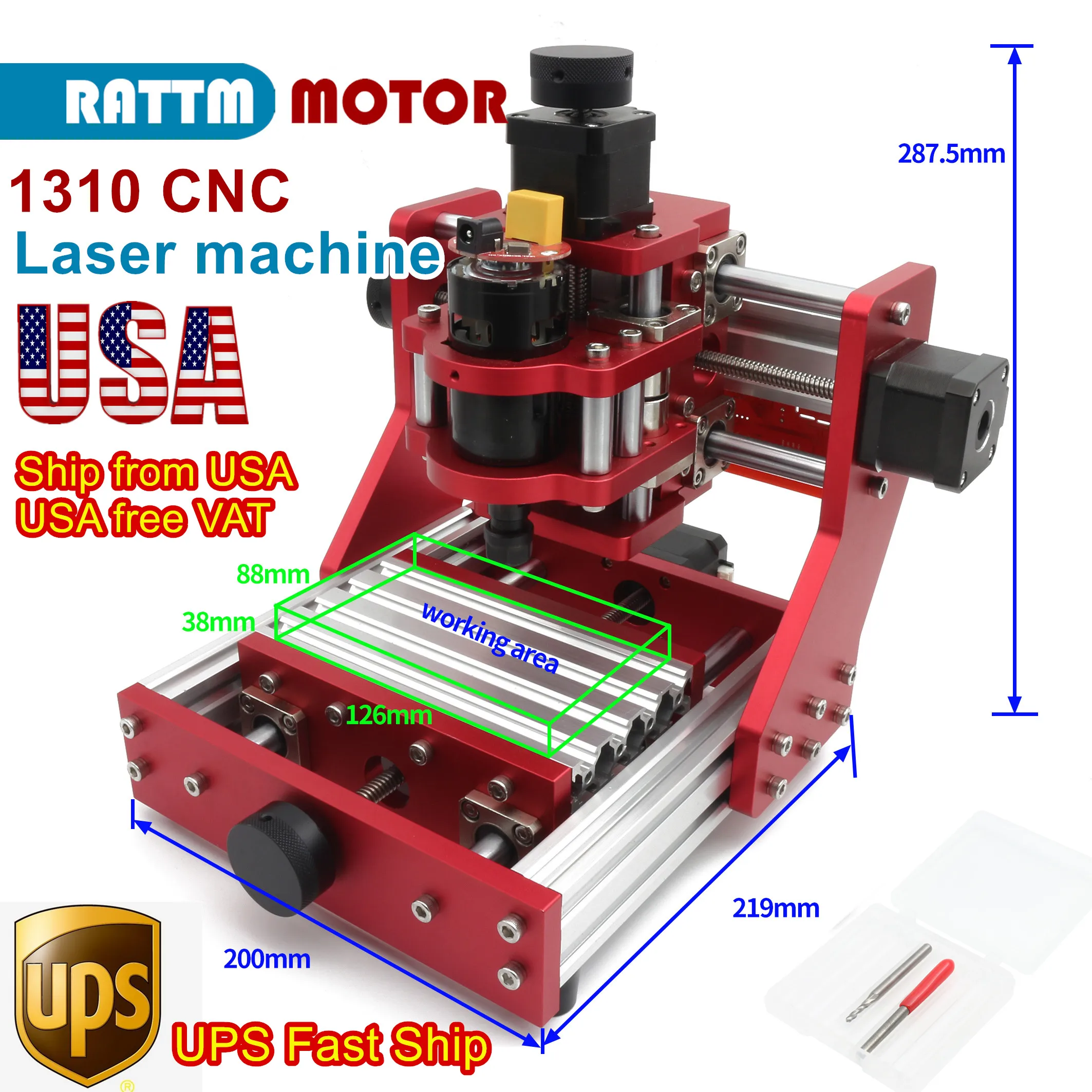 

Фрезерный станок с ЧПУ для лазерной гравировки, 3 оси, 1310 градусов