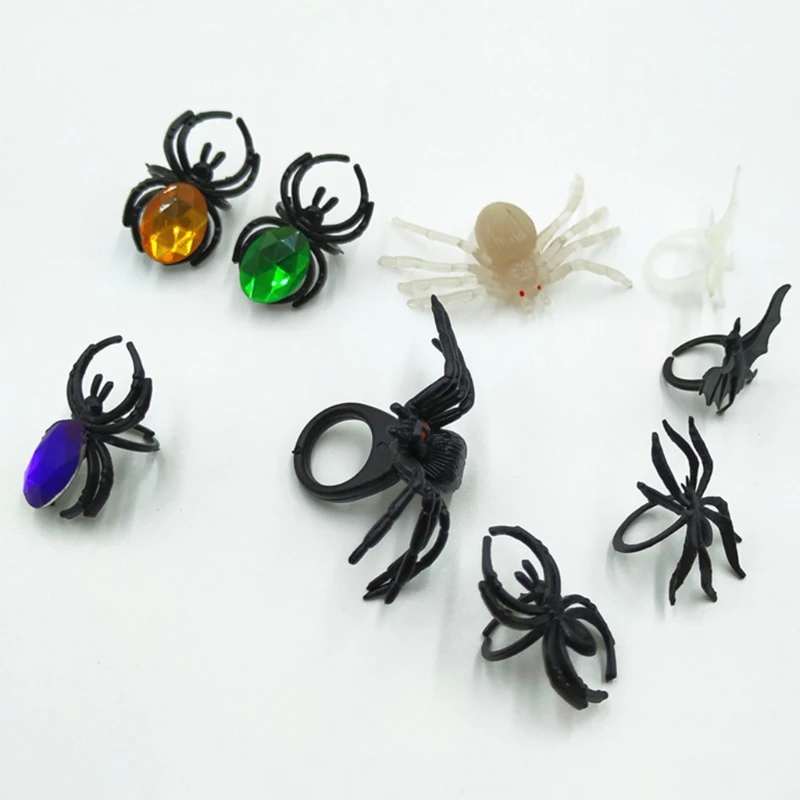 

Y55B Bats Ring Children Toys for Chrismas/Halloween Girls Accessories Funny Gifts Creative Halloween Gifts for Kids