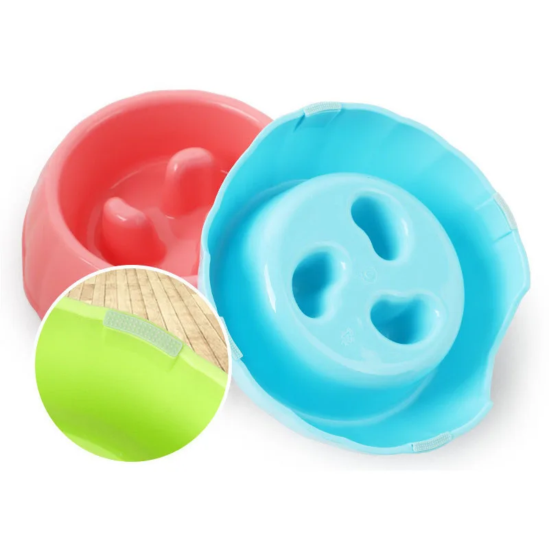 Новая миска для домашних собак кошек медленная подача воды миски еды медленное