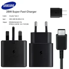 Оригинальное зарядное устройство Samsung S21 S20 5G 25 Вт, быстрая зарядка Usb Type C Pd PPS, быстрая зарядка ЕС для Galaxy Note 20 Ultra 10