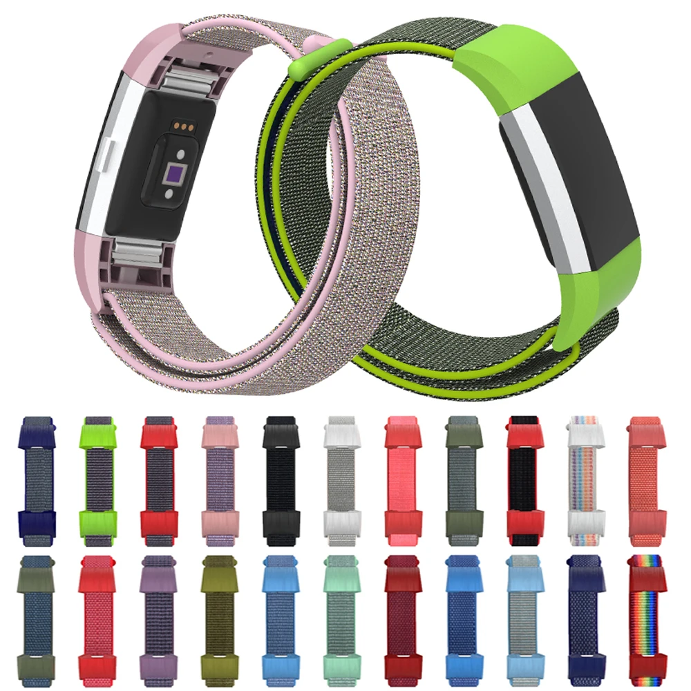 Сменный нейлоновый браслет ремешок для Fitbit Charge 2 часов Ремешок из нейлона CCC
