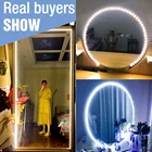 Светодиодный зеркало светильник полосы светодиодный настенный светильник Косметическая лампа туалетный столик, Mirro светодиодный светильник макияж зеркало светильник Лента USB с регулируемой яркостью