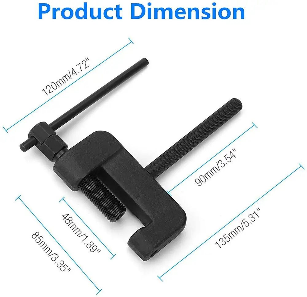 

13Pcs Bicycle Timing Chain Removal Tools Motorcycle Riveting Repair Universal Tool Timing Chain Breaker Set Bicycle Repair Tool