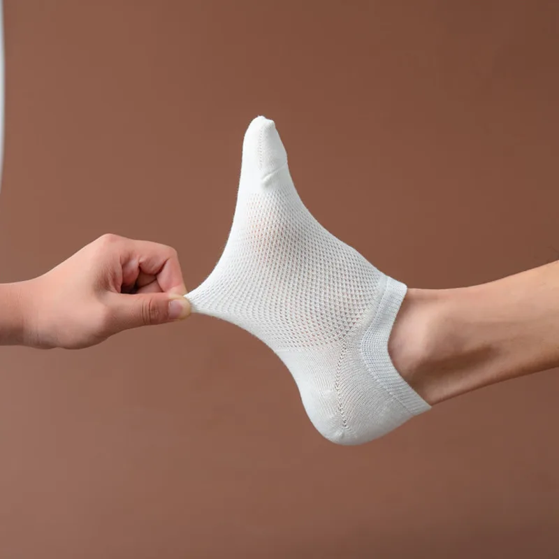 Носки мужские SP &amp CITY тонкие хлопковые летние дышащие сетчатые Нескользящие