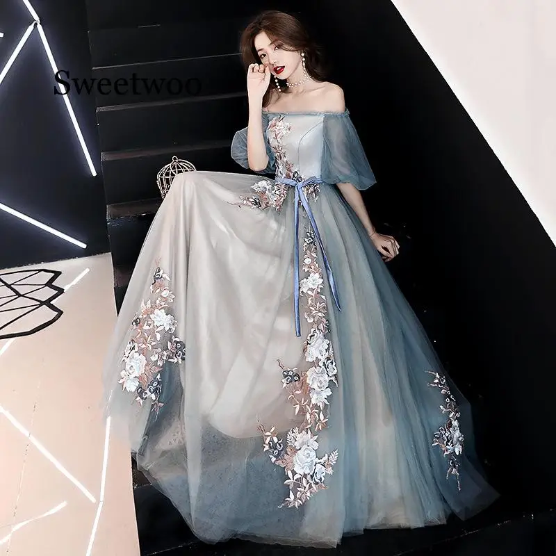 Платье-макси с вырезом лодочкой вечернее платье знаменитости элегантное