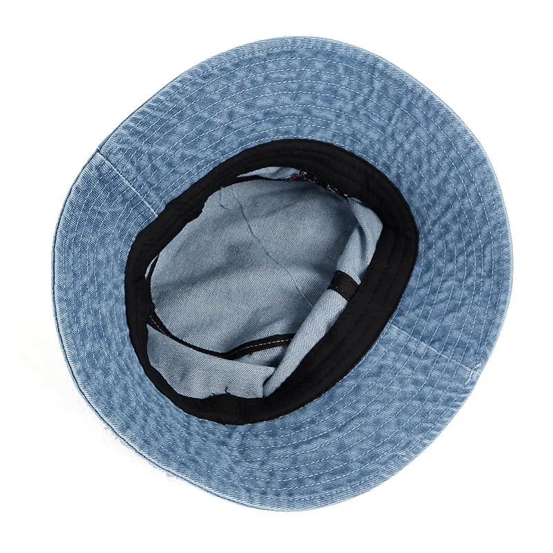 Женская джинсовая Панама с вышитыми бабочками дизайнерская bob chapeau femme женская