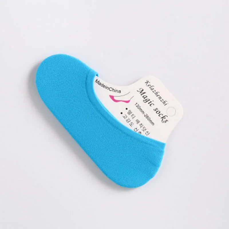 

10 par/lote nuevos ninos escotado invisible boca no rastro corto bote calcetines de silicona antideslizante caramelo color negro