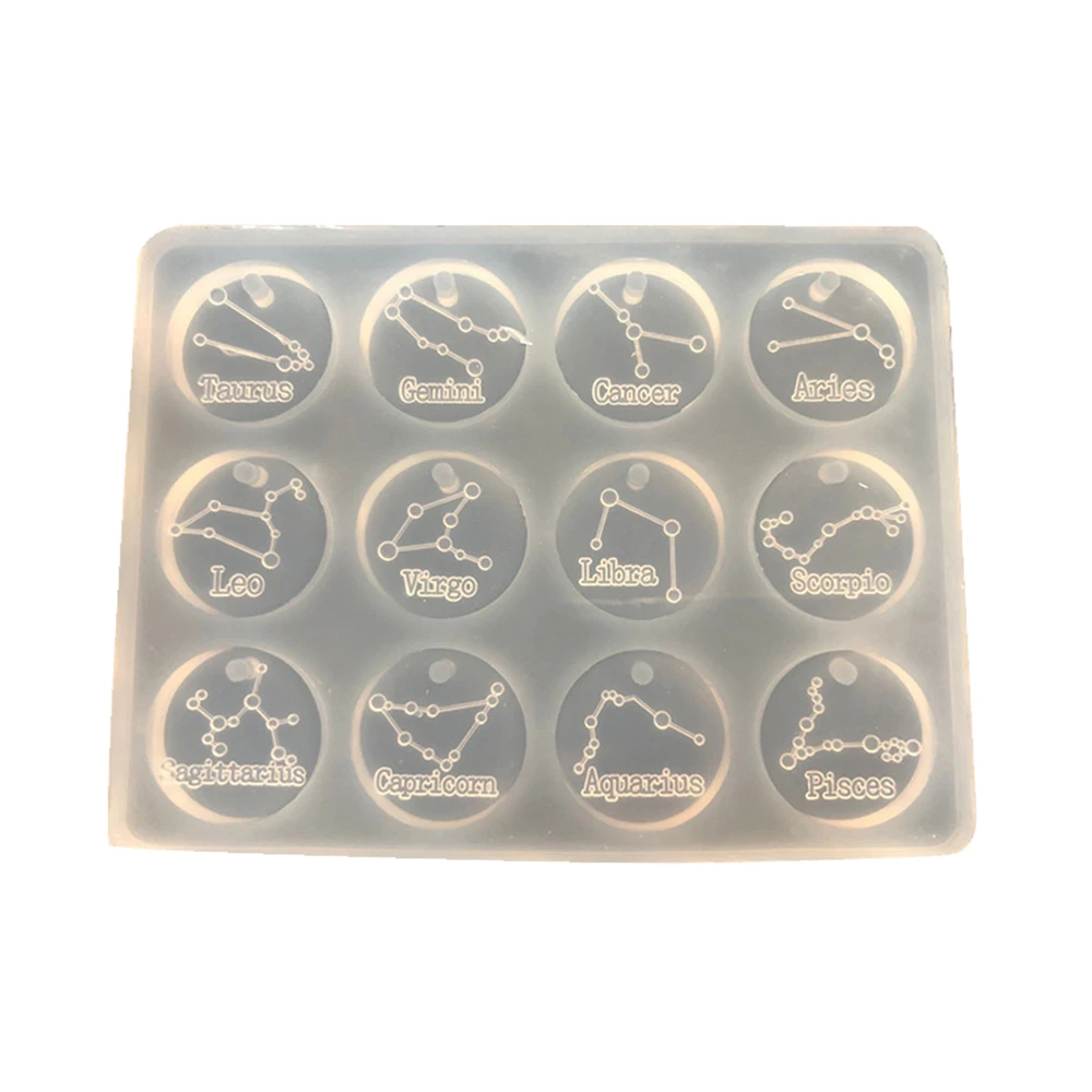 12 созвездий силиконовая форма сделай сам кристалл эпоксидная смола рукоделие