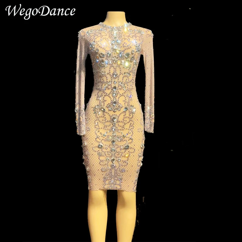 Новинка сексуальные женские прозрачные блестящие Серебристые вечерние сетчатые