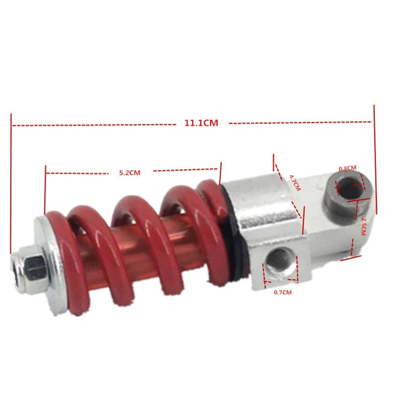 2 шт. металлический задний амортизатор для скутера пружинный Kugoo 8 дюймов