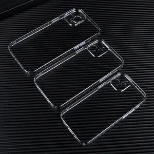 5pcs clear hard pc camera lens protective case for iphone 13 pro max 12 mini 11 xr xs 7 8 se2 slim crystal anti yellowing cover free global shipping
