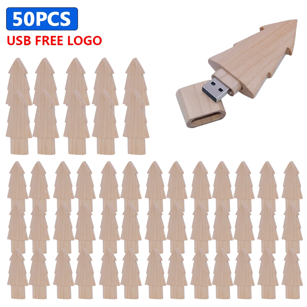 

Hot Sale wooden 50pcs free logo USB Flash Drive PenDrive Stick U Disk Memory Stick Usb Stick small Gift 4gb 8gb 16GB 32gb 64gb