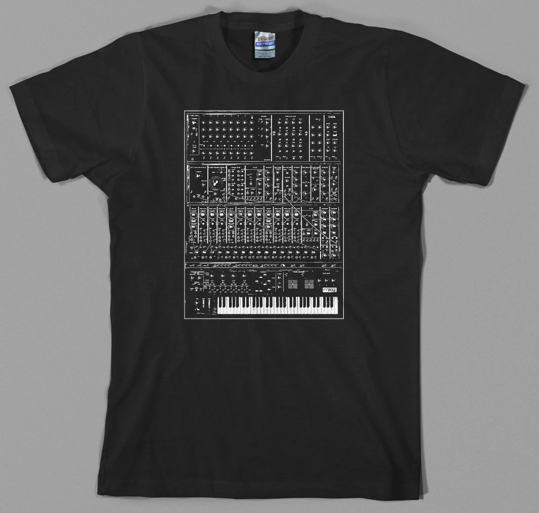 Синтезатор Футболка-аналоговый moog модульная 80 s синтезатор клавиатура пианино korg