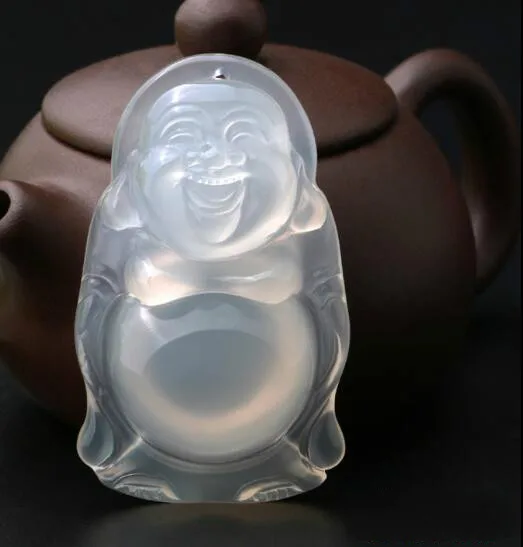 Ожерелье с подвеской из натурального зеленого изумруда для мужчин и