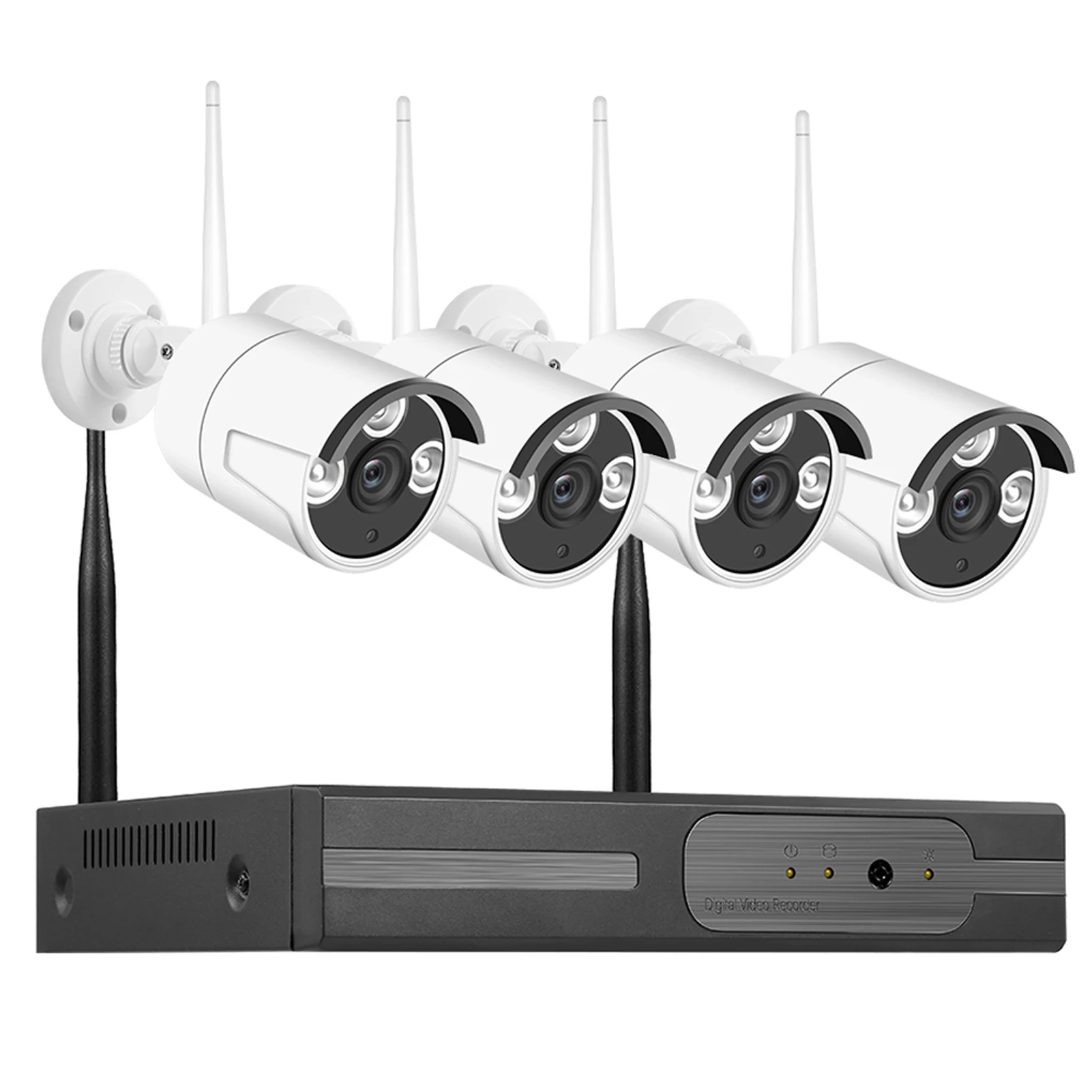 

8CH NVR Wireless NVR Kit Security Surveillance System + 4Pcs 2MP 1080P WIFI Home Security Camera Night Vision P2P Motion