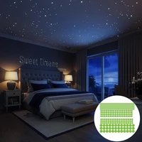407 pcs luminous dot living room childrens room decoration fluorescent wall stickers home wallpaper bedroom decoration