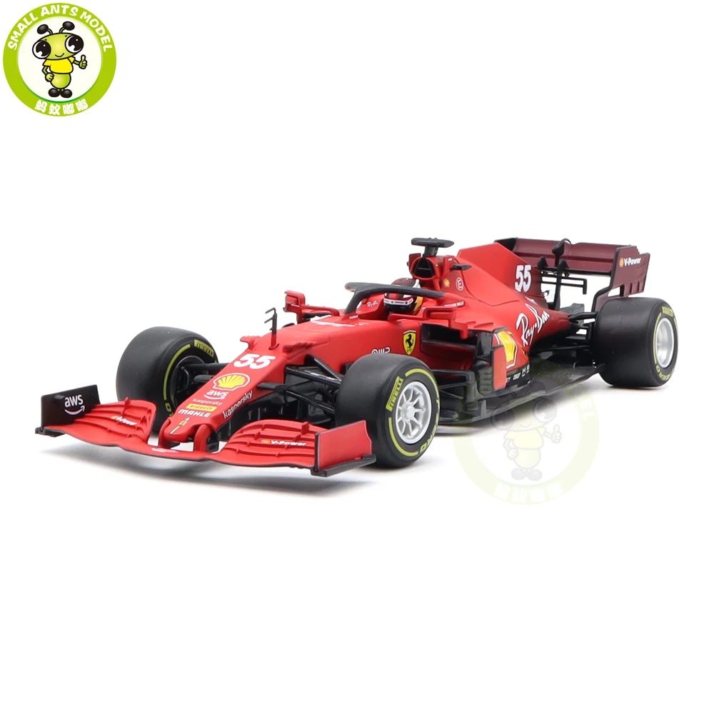 

Коллекция 1/18 года, модель автомобиля Bburago 16809 Ferrari SF21 FORMULA 1 F1 C.Sainz C. Осуществляем литье под давлением, Игрушечная модель автомобиля, подарки