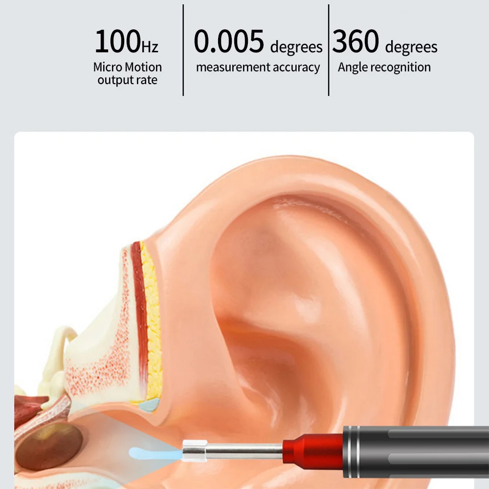 Умный ушной очиститель многофункциональный светящийся прибор для чистки ушей HD