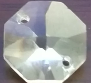 200 шт./лот 14 мм хрустальные Восьмиугольные бусины с высокой преломлением и