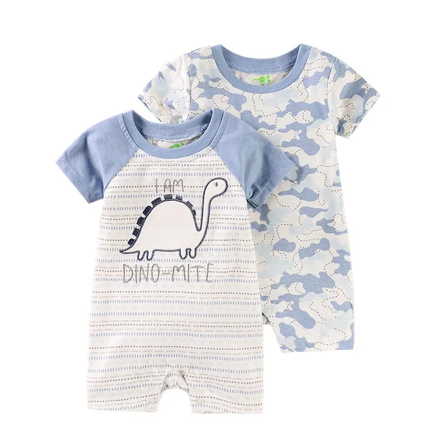 

Baby Clothing 1/2PCS Newborn Outfits Baby Clothes Unisex Short Sleeve Bodysuits Cotton Cartoon Infant Ropa BeBe BodySuit