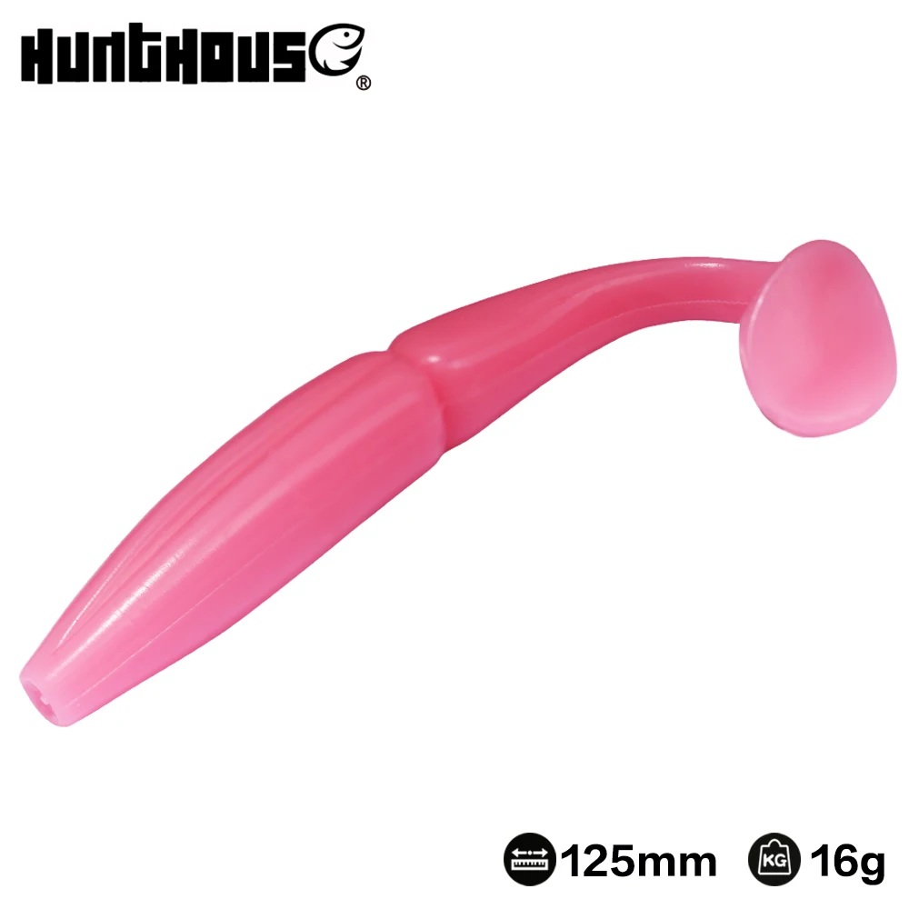 Hunthouse T-хвост 4 шт./пакет мягкие силиконовые приманки Рыболовная Приманка leurre Шад