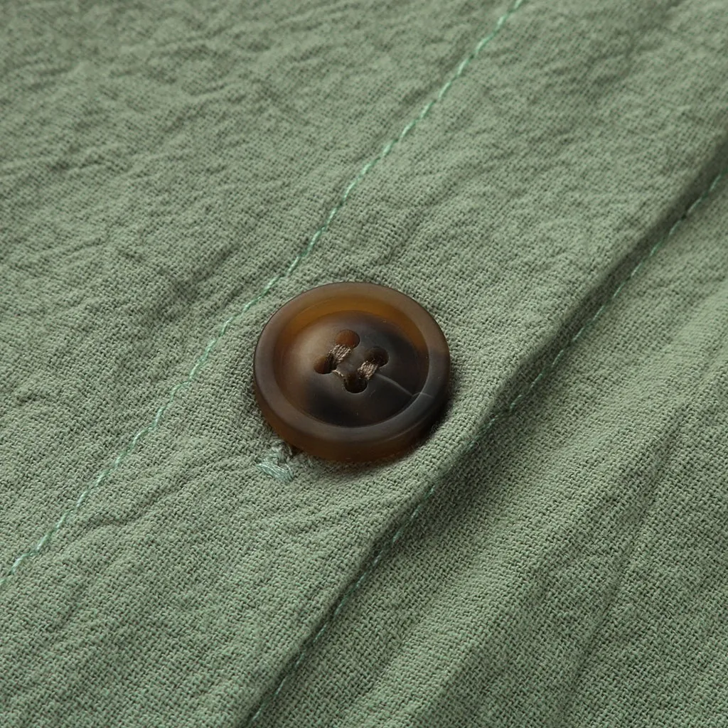 Женское однобортное платье SAGACE повседневное однотонное мини с коротким рукавом