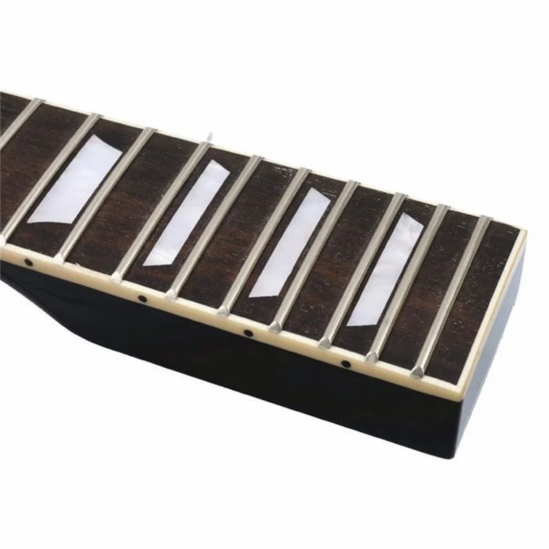 

22 Fret Black Maple Rosewood Guitar Neck Fingerboard Sector And Binding Inlay For LP Electric Guitar Neck Replacement