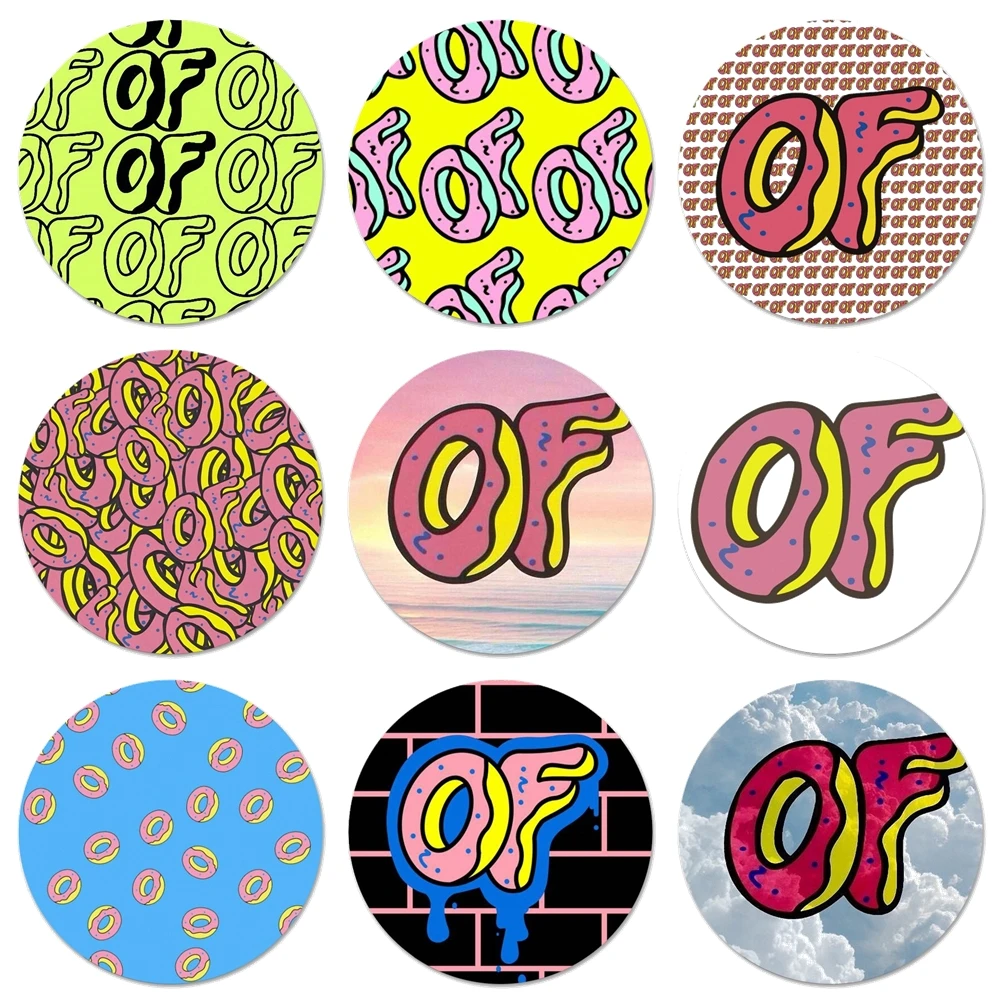 

Значки в виде пончика в стиле будущего от MarOdd, значки, значки, металлические значки для украшения одежды и рюкзака, 58 мм