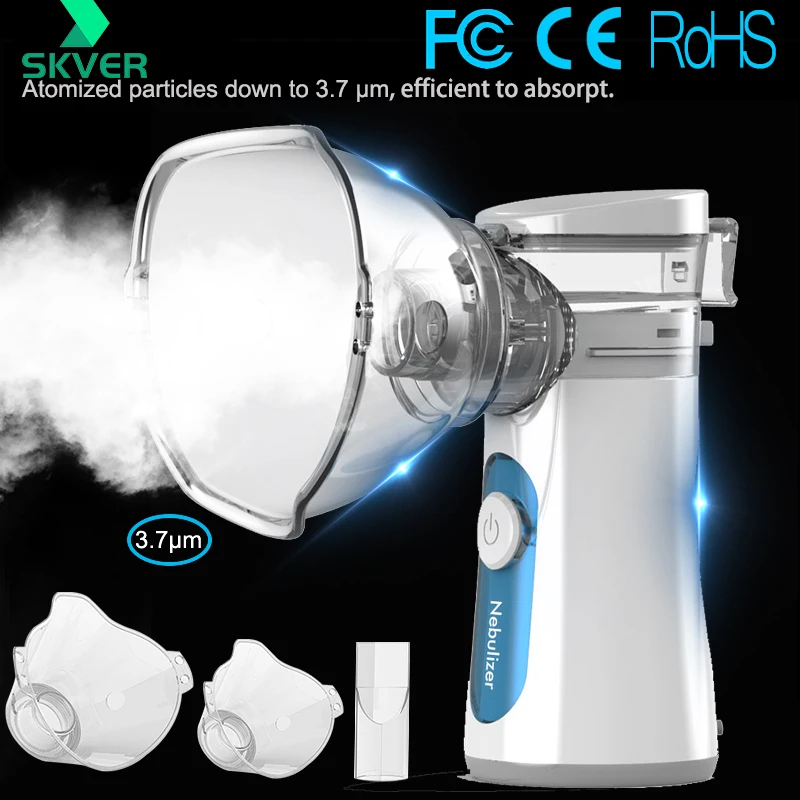 

Portable Medical Nebulizer Machine Rechargeable Silent Inhaler Steamer Nebuliser Atomizer Humidifier Nebulizador Portatil