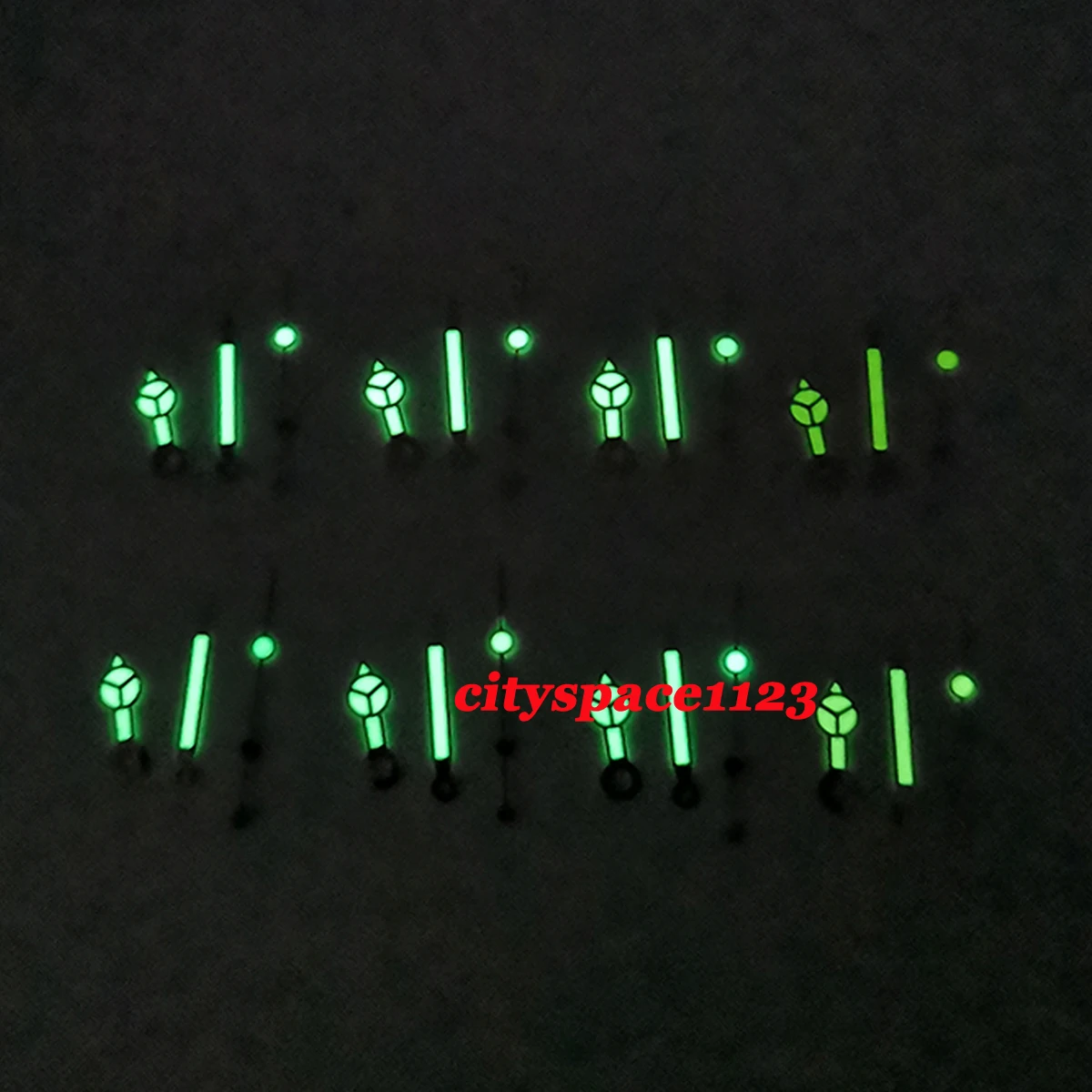 

Silver Red Green Blue Gold Watch Hands Green Luminous Suitable for ETA 2836,2824 Movement Watch