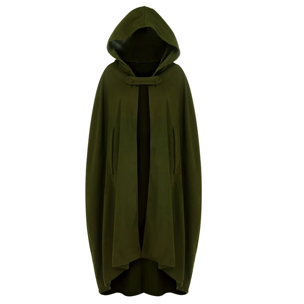 

Winter Cloak Women Vintage Solid Hooded Bandage Cloak Winter Cloak Shawl Coat Ponchos Mujer Invierno Elegantes Cape Poncho Women