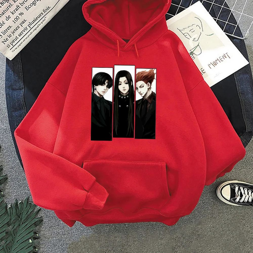 Толстовка мужская с капюшоном в стиле японского аниме хисока | Женская одежда