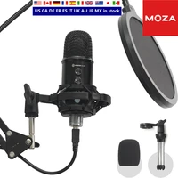 mirfak tu1 usb desktop microphone plug and play usb microphone with pop filter tripod stand for streaming karaoke gaming