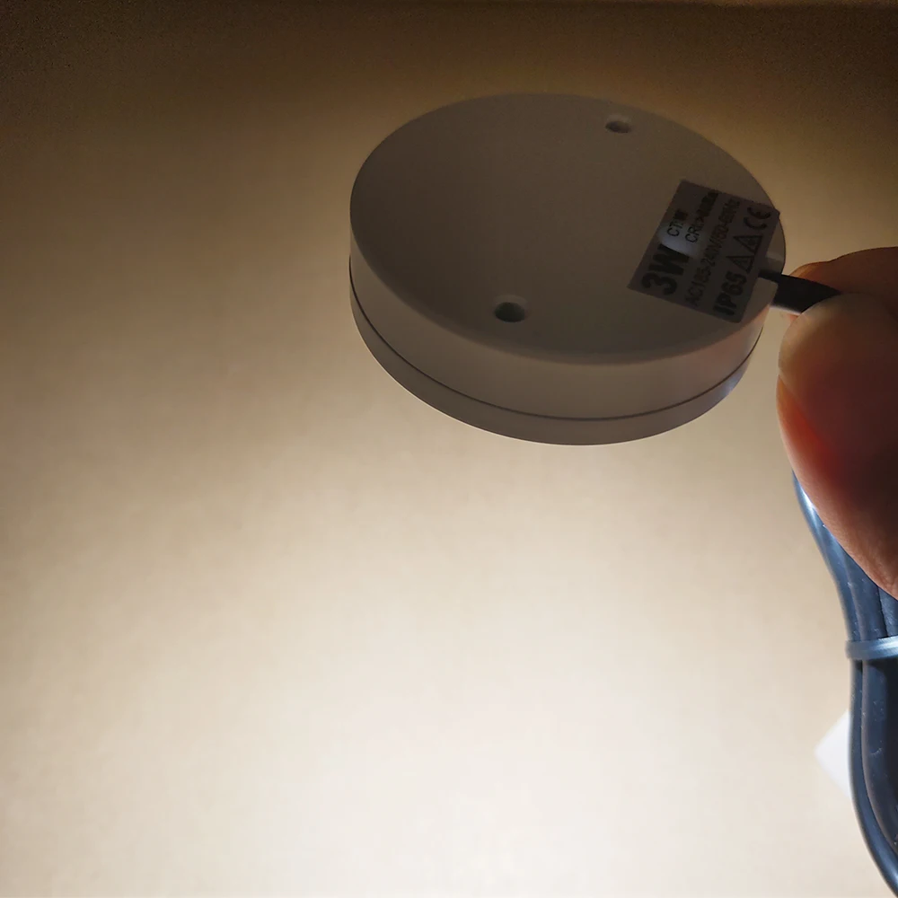 Миниатюрный очень тонкий Точечный светильник 110 В 220 с регулируемой яркостью 3 Вт