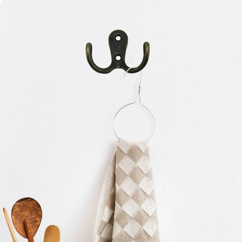 Лидер продаж крючок настенный держатель для ключей двойные крючки пальто