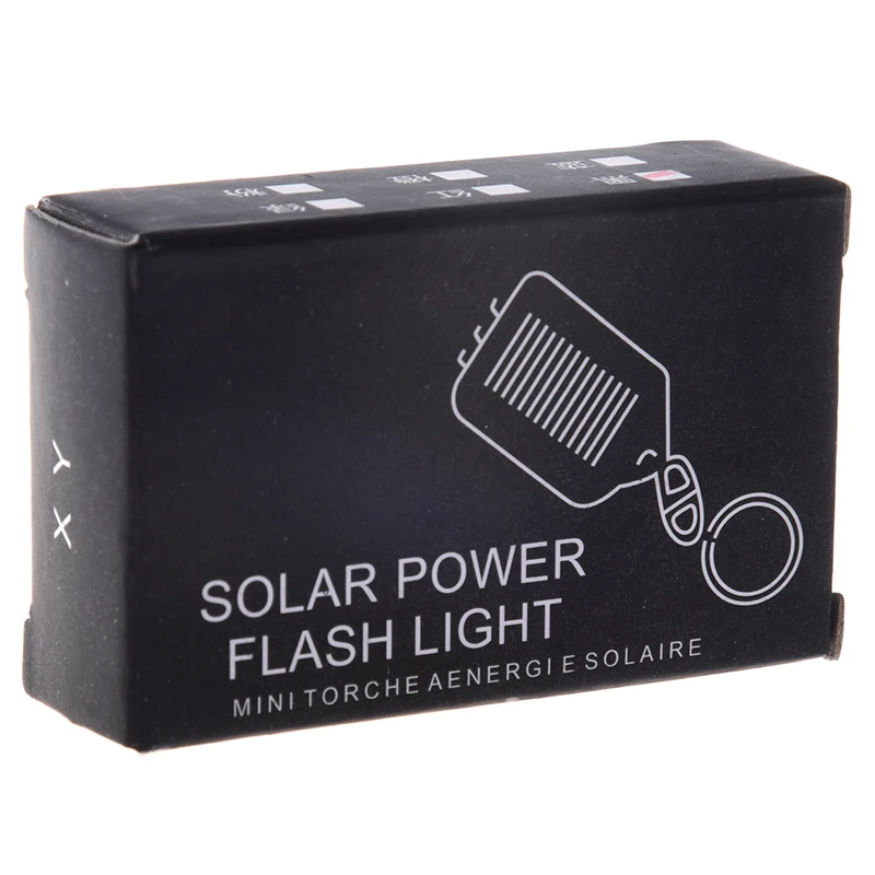 

Solar-powered LED Flashlight / Keychain Promotion