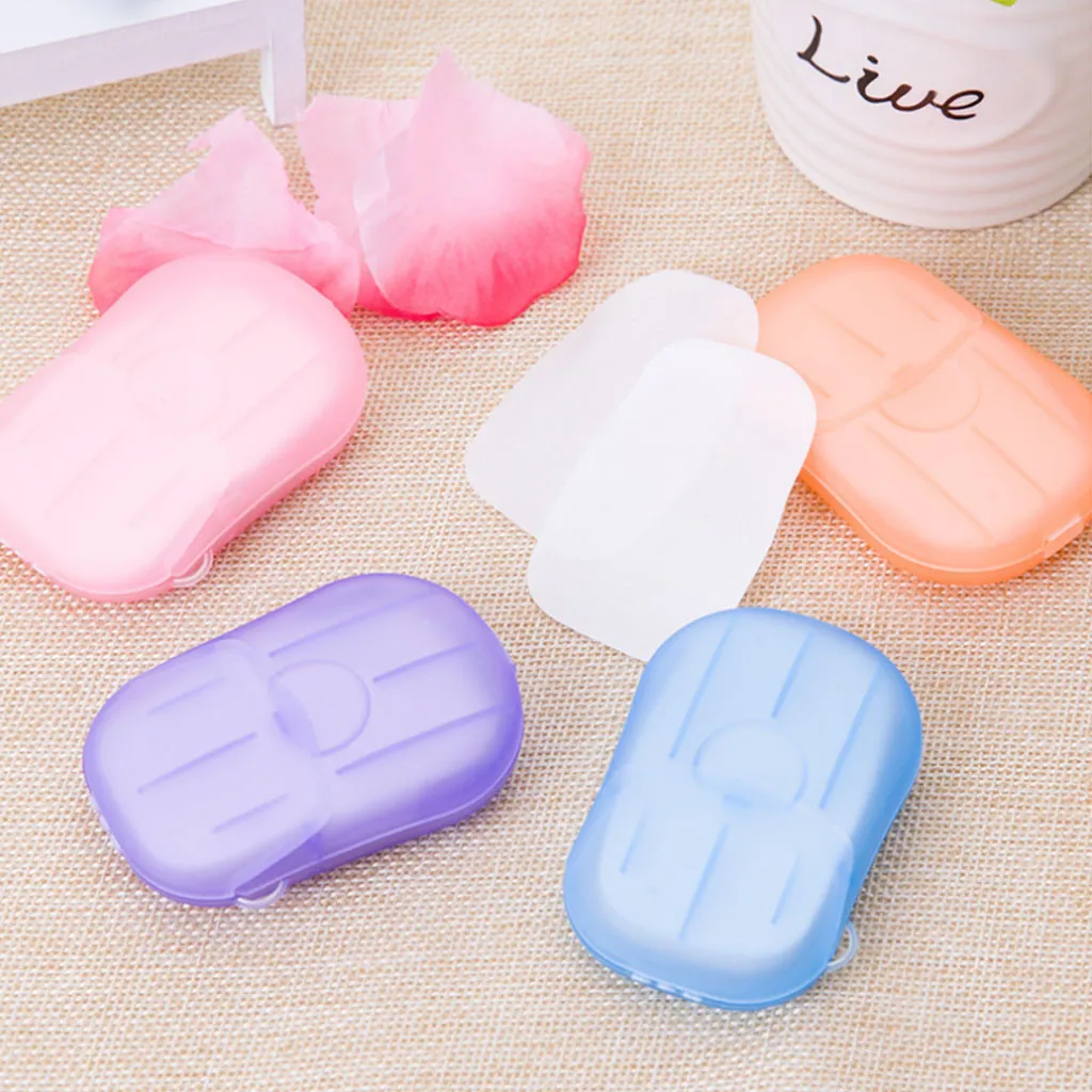 

Soap 4 Boxes Hygiene Paper Soaps Washing Hand Travel Mini Soap Toilet Paper Outdoor Disposable Soap Tablet Hand Foaming tool