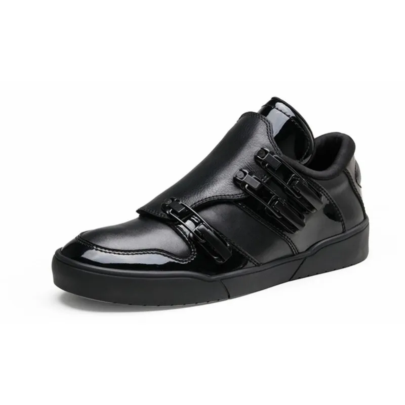 Англия Стиль в стиле панк из натуральной кожи коровы для мужчин дышащего