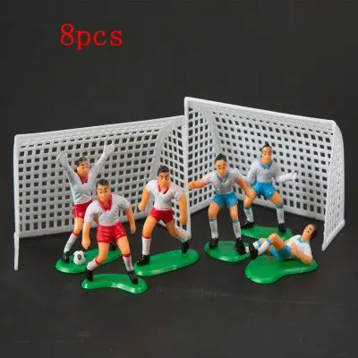 Football style Vvsoo 6 шт./компл. Кекс с фигуркой экскаватора торт Топпер С Днем Рождения Торт Декор для детей день рождения украшения Детские подарки игрушки - Цвет: Football style